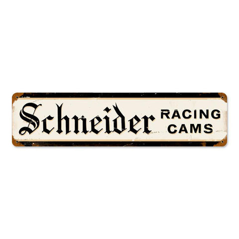 Racing Cams Metal Sign Wall Decor 5 x 20