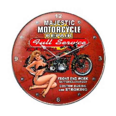 Majestic Moto Metal Sign Wall Decor 14 x 14