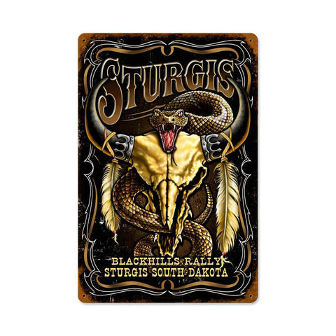 Sturgis Metal Sign Wall Decor 12 x 18