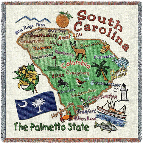 South Carolina State Small Blanket