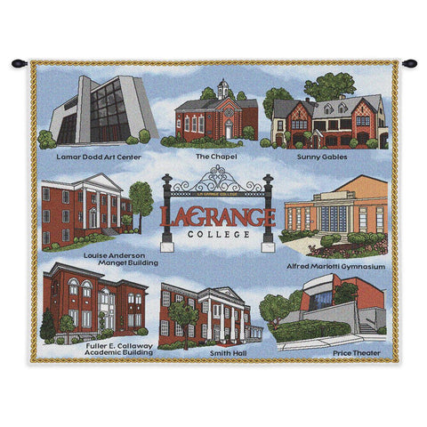 Lagrange College -Wall Tapestry With Rod