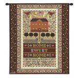 Home Sweet Home Wall Tapestry With Rod