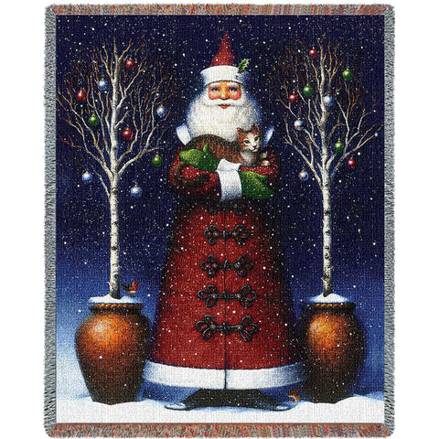 Kitty Santa Blanket