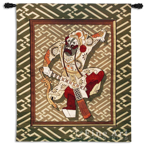 Eastern Warrior Wall Tapestry