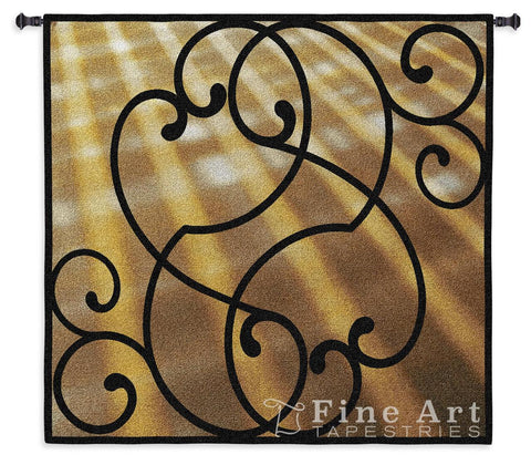 Sunlit Scroll Wall Tapestry