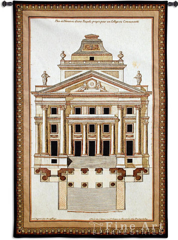 Palladio Facade I Wall Tapestry