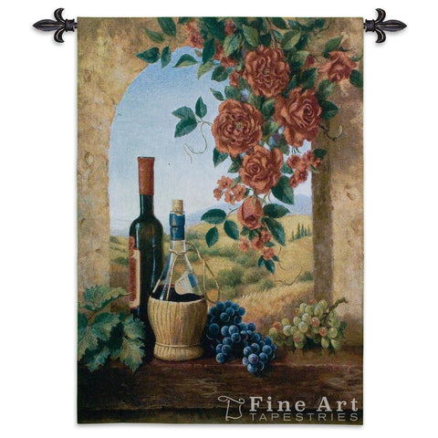 Patio View Wall Tapestry