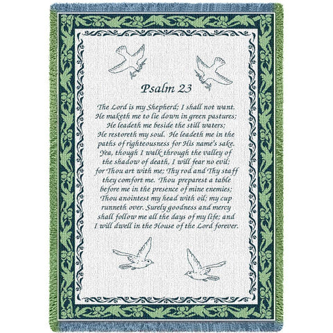 Psalm 23 Blanket