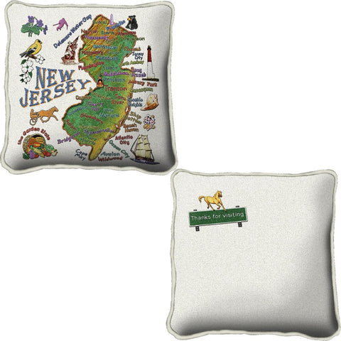 New Jersey State Pillow