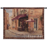 Hillside Cafe Wall Tapestry
