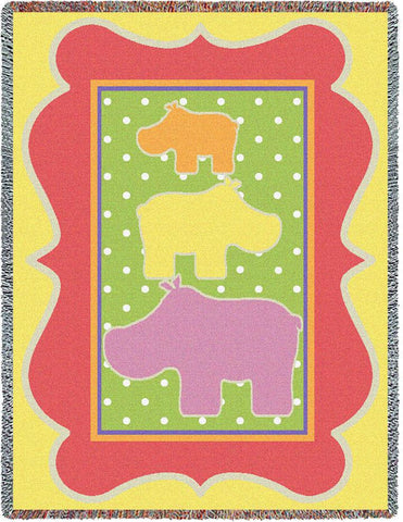 Hippos 2 Blanket