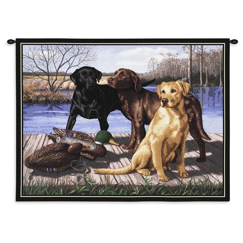 The Board Meeting Wall Tapestry With Rod