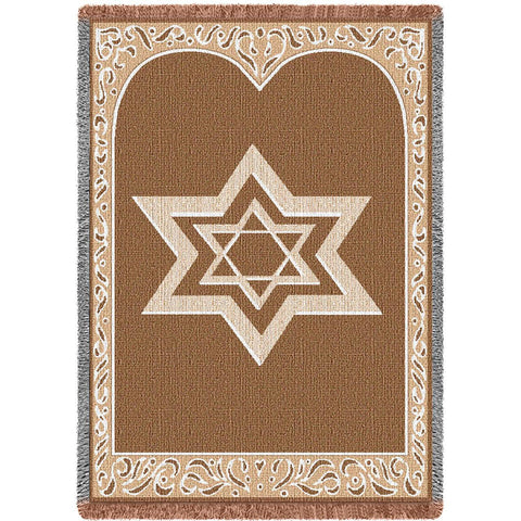 Star of David Tan Blanket