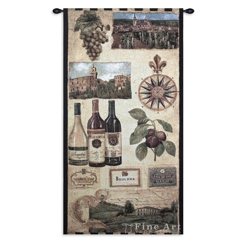 Wine Country I Small Wall Tapestry