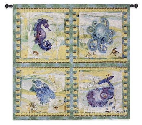 Playful Sea Wall Tapestry