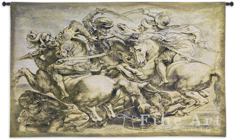 The Battle Of Anghiari Wall Tapestry