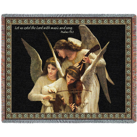 Angels Playing Violin Blanket