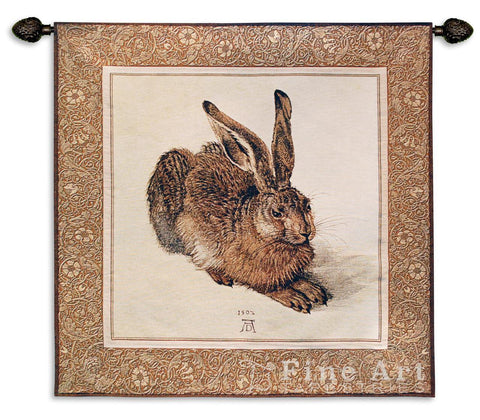 Young Hare Wall Tapestry