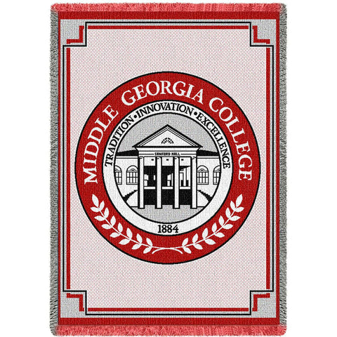 Middle Georgia College Cochran Seal Stadium Blanket
