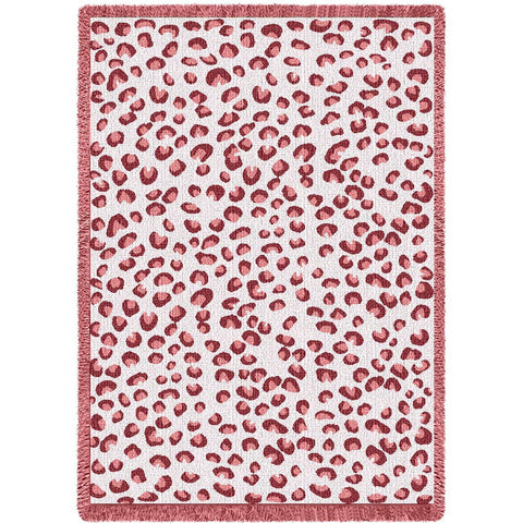 Fun Leopard Pink Blanket