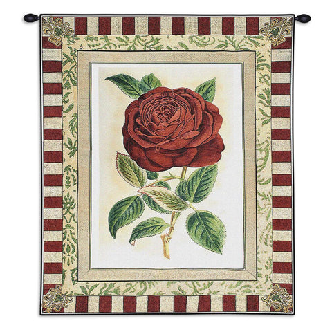 Red Rose II Wall Tapestry