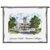 Boston College -Gasson Hall Wall Tapestry With Rod