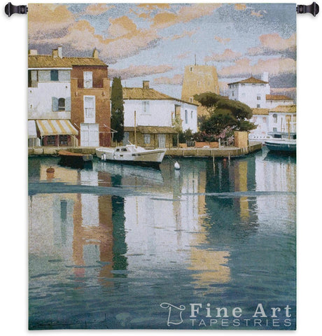 Harbor At Morning Light Wall Tapestry