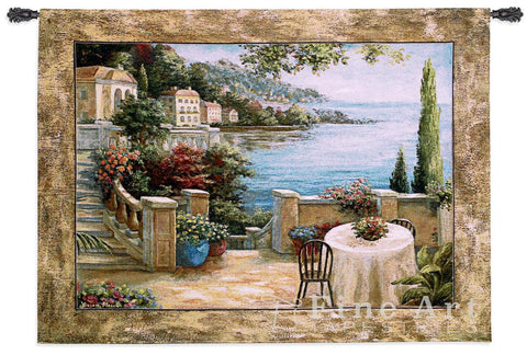 Mediterranean Terrace II Wall Tapestry