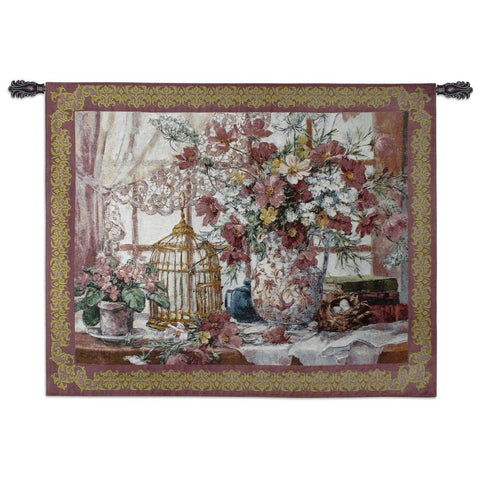 Queen Annes Lace Wall Tapestry With Rod