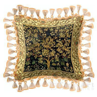 Tree of Life Midnight Blue Pillow