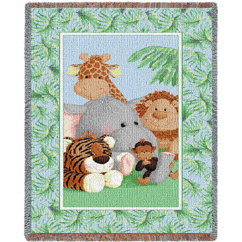 Stuffed Safari Mini Blanket