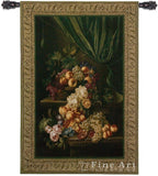 Emerald Elegance Wall Tapestry