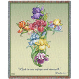 Iris Cross Blanket