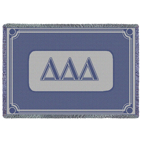 Delta Delta Delta Letters Blanket
