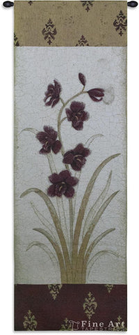 Kimono Orchid Plum II Wall Tapestry