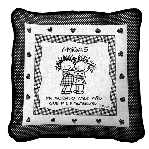 Friends Huggin Spanish Pillow