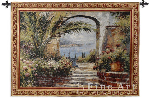 Rose Arch Wall Tapestry
