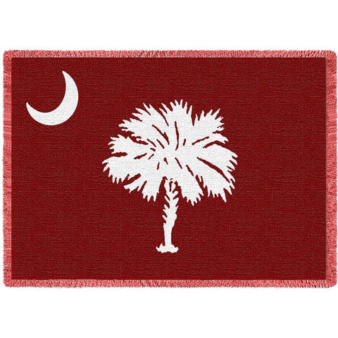 Palmetto Moon Orange Blanket