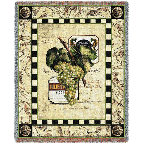 Grapes and Label I Blanket