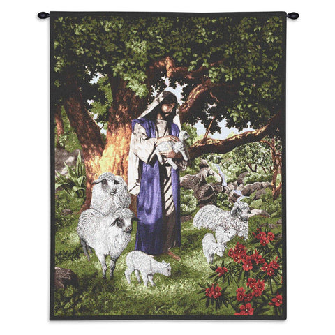 Psalm 23 Wall Tapestry With Rod