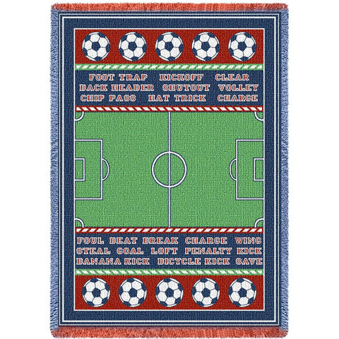 Soccer Field Blanket
