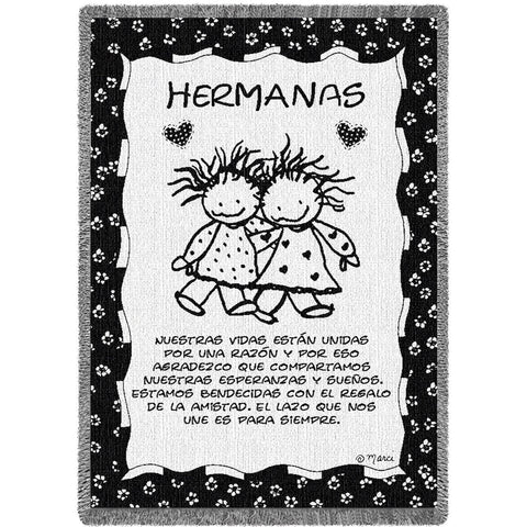 Sisters Huggin Spanish Blanket