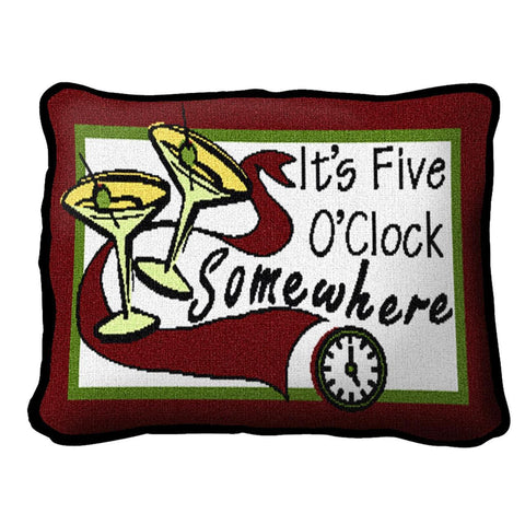 5 O'Clock Pillow