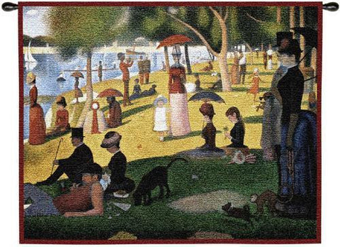 A Sunday Afternoon on the Island of La Grande Jatte Wall Tapestry