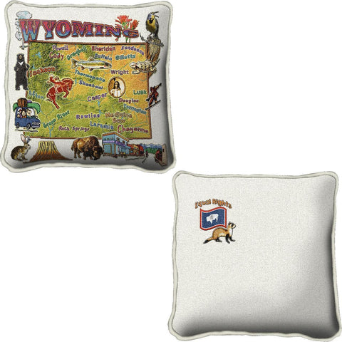 Wyoming State Pillow
