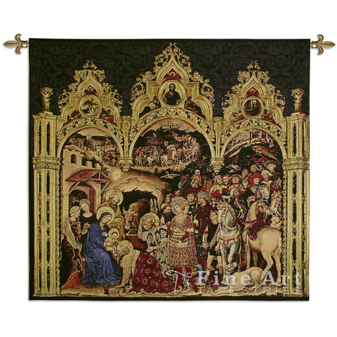 The Adoration of the Magi Gentile da Fabriano Wall Tapestry