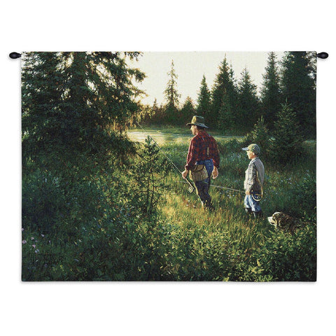 Good Times-Woodrod Wall Tapestry With Rod