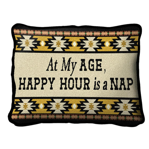 At My Age West Pillow
