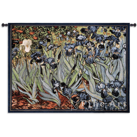Irises Van Gogh Wall Tapestry