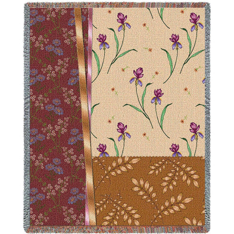 Botanical Swatches Cafe Blanket